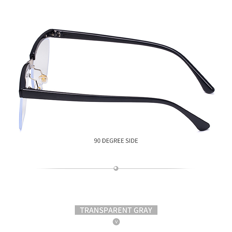 The 2021 new semi-framed glasses of the same style as the gangster legend Tom Hardy can be paired with myopia and anti-blue light WY12 pic 48