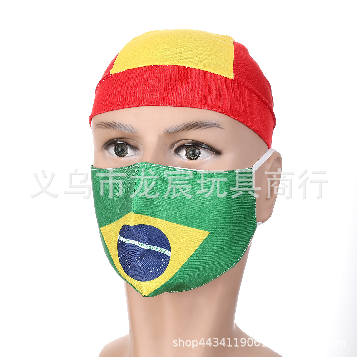 跨境亚马逊透气布口罩棉质时尚成人防尘水洗防晒旗帜口罩挂耳批发详情20