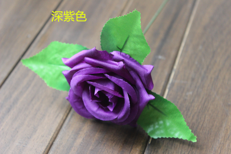 仿真花玫瑰花朵假花装饰仿真玫瑰花朵花球花墙插花花头材料绢花头详情89