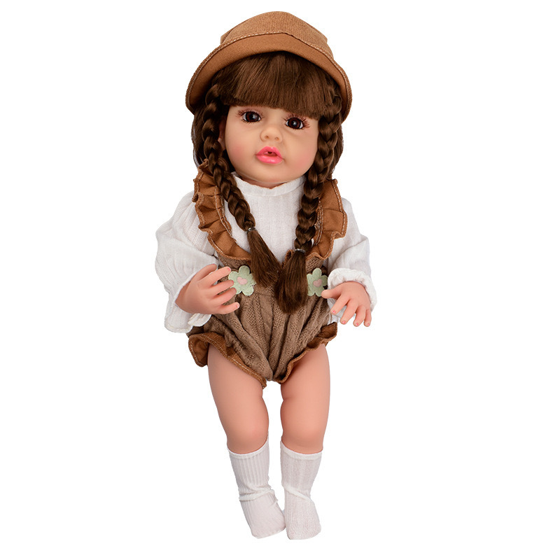 仿真娃娃工厂直销跨境新款60cm仿真婴儿重生娃娃全软胶洋娃娃玩偶详情10