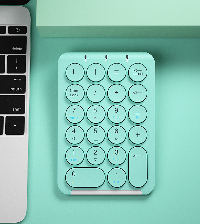 【送礼佳品】笔记本外接蓝牙数字键盘银行财务会计出纳无线小键盘详情18