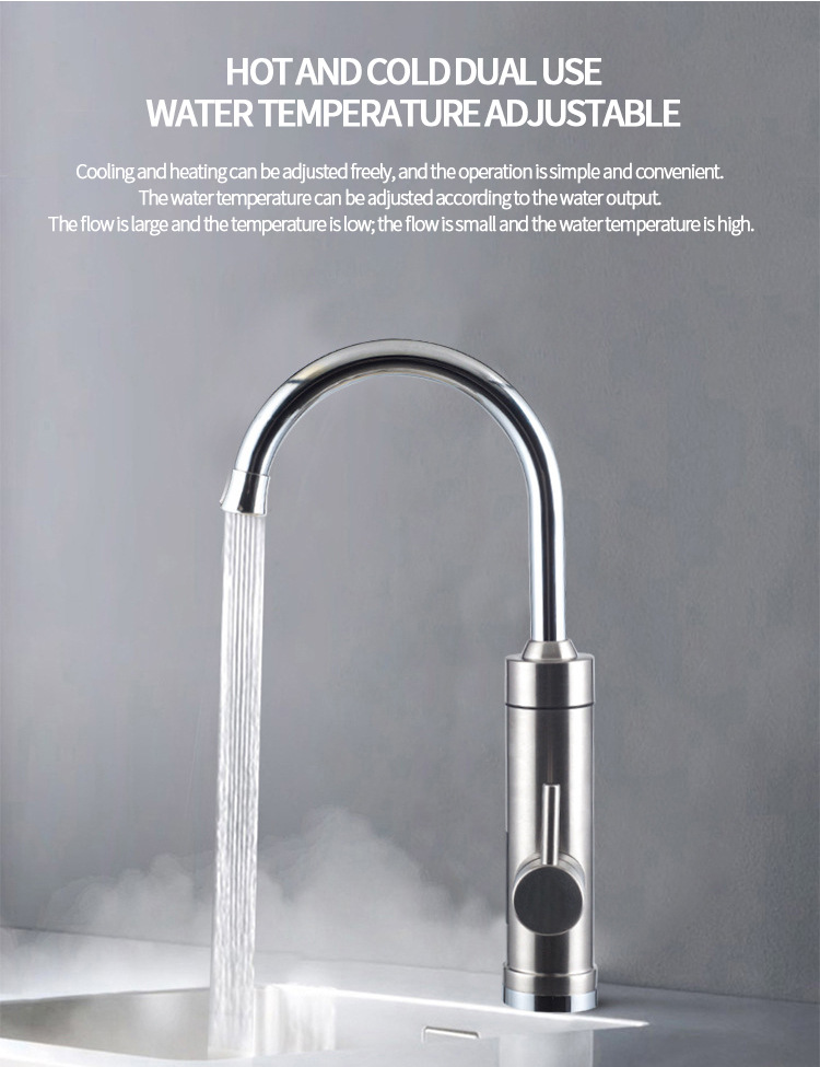No-installation electric hot water faucet, household instant heating quick heating kitchen instant heating cold and hot dual electric hot water faucet pic 36
