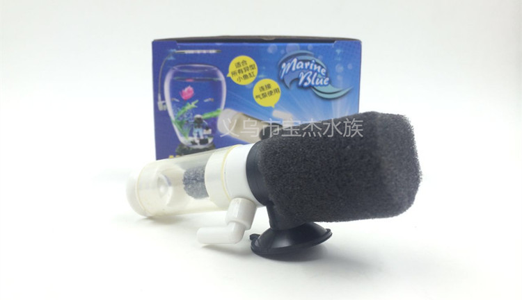 Small fish tank aquarium Mini small water fairy reverse air lift pneumatic filter oxygenator Mini filter pic 6