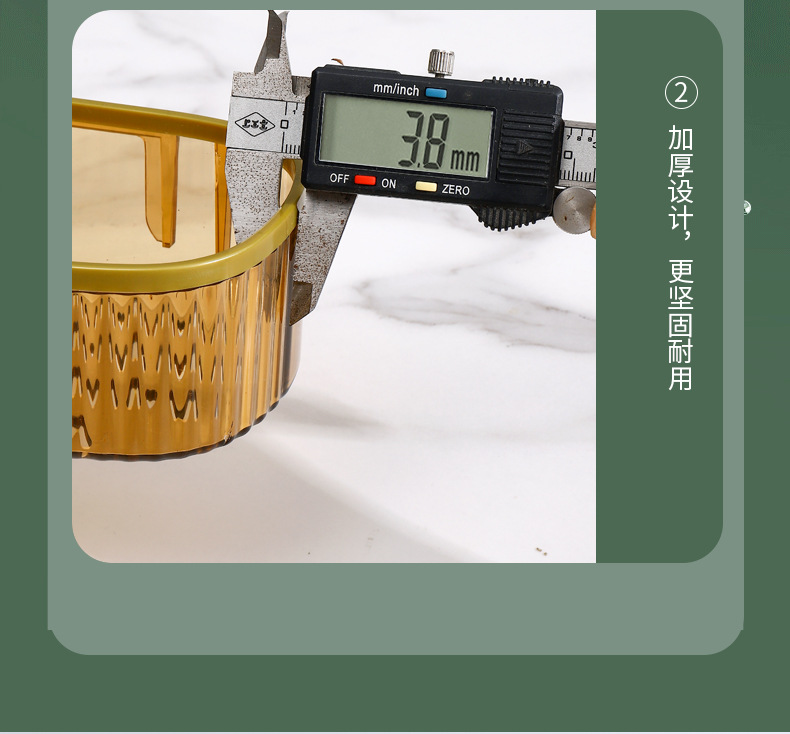 No need for drilling, light luxury bathroom, acrylic storage rack, wall-mounted toilet, shower room, washbasin, storage wall pic 8