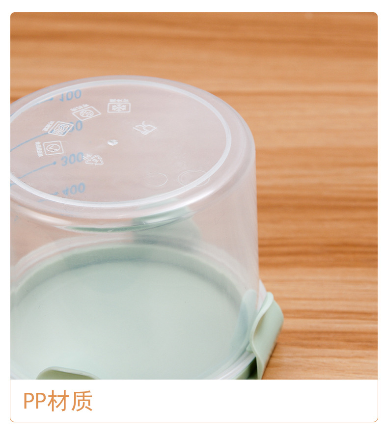 Wholesale of simple plastic transparent tape scale sealed can storage boxes pic 5