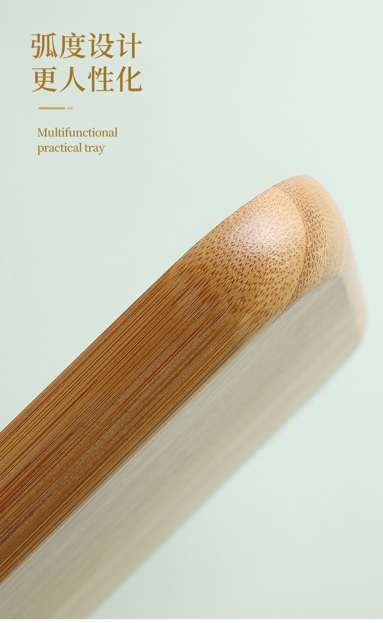 日式全竹托盘家用干泡盘圆形披萨烧烤餐盘木质糕点盘正方形水杯盘详情14