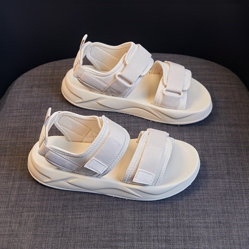 凉鞋女夏2024年新款女士夏季平底爆款小香风厚底凉鞋女鞋运动凉鞋详情24