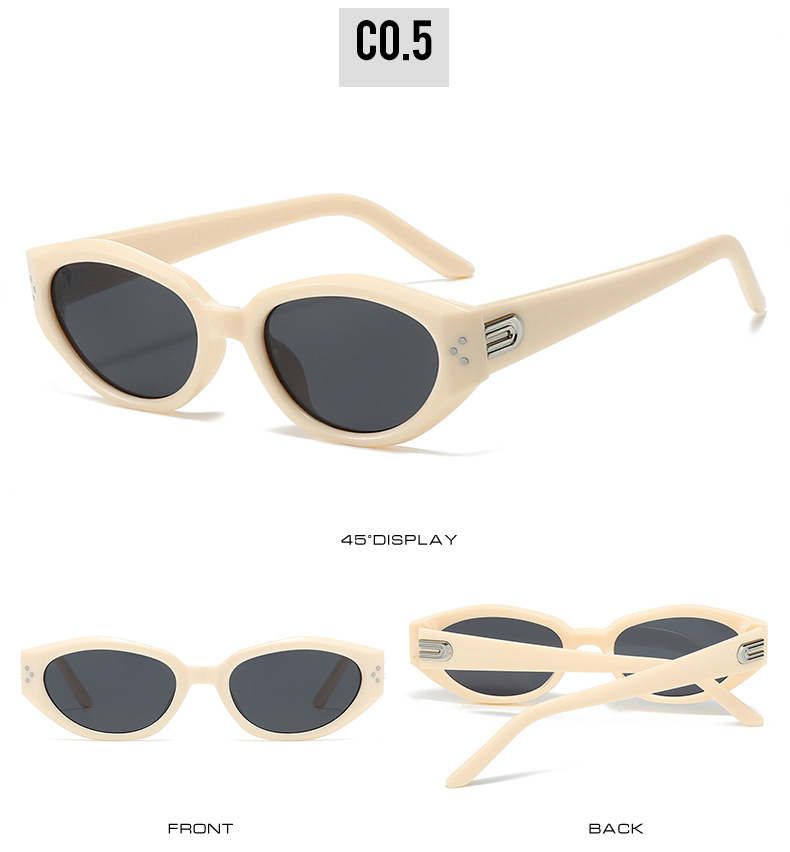 2024新款墨镜女网红同款轻奢高级感墨镜男 潮猫眼墨镜防晒太阳镜详情11