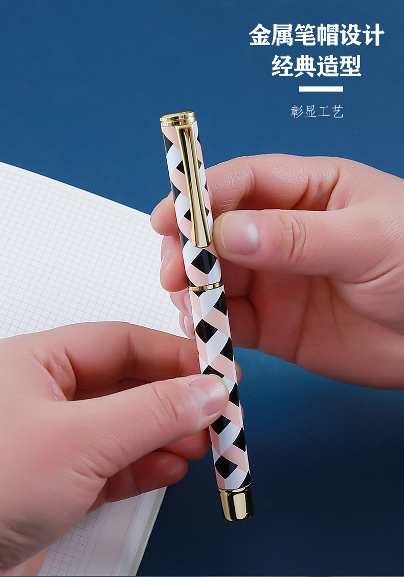 Metal signature pens, office gel pens, metal ballpoint pens, student stationery pens, advertising gift pens pic 6