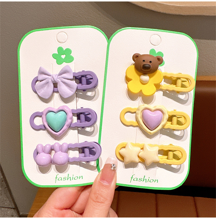 星黛露儿童发饰女童卡通碎发夹可爱刘海夹发卡女孩夹子后脑勺头饰详情5