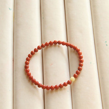 Natural small walnut pumpkin 11mm monkey head bracelet, single-circle Buddhist prayer beads bracelet for men and women, simple Chinese style pic 1