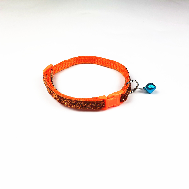 Pet collars, gold velvet collars in multiple colors available, small dog patch collars, bell collars manufacturer pic 9