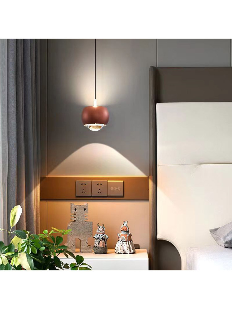 The 2023 new style pendant lamp bedside pendant lamp for the bedroom entrance hall, modern and simple, adjustable bar counter, trendy pic 2