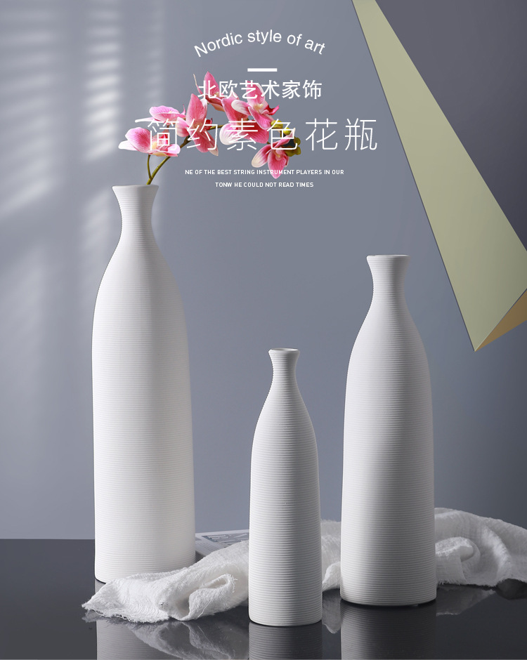 chinagoods vase ornaments, ceramic, Nordic creative, European style living room TV cabinet, simple and individual, colorful hydroponic flower vases pic 1