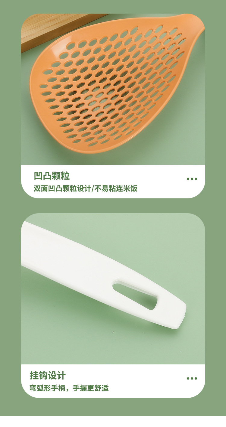 High-temperature resistant large strainer, household kitchen long handle filter screen spoon for scooping dumplings, strainer for scooping noodles, draining water, strainer fence pic 14