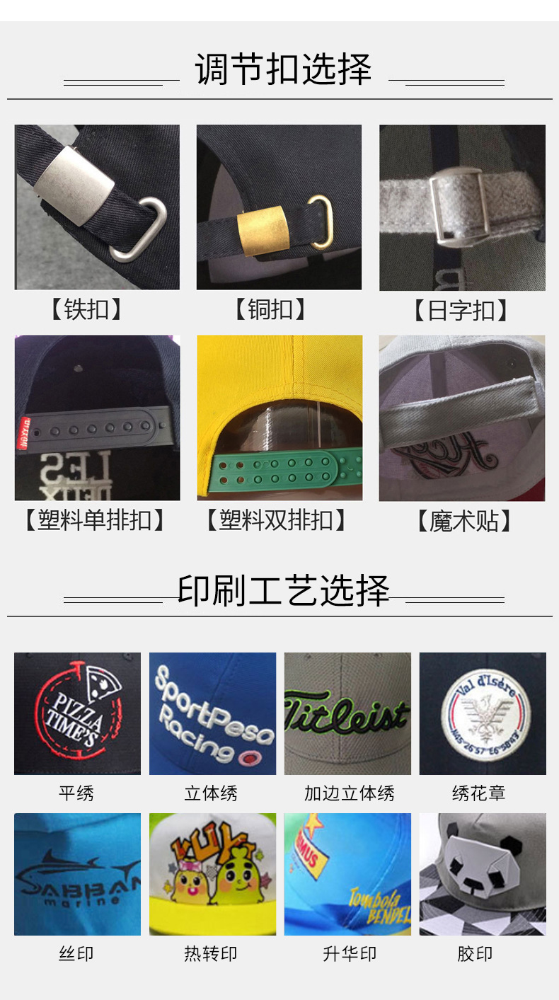 Customized logo advertising caps, travel baseball caps, printed sunshade net caps, volunteer little red caps, student baseball caps pic 3
