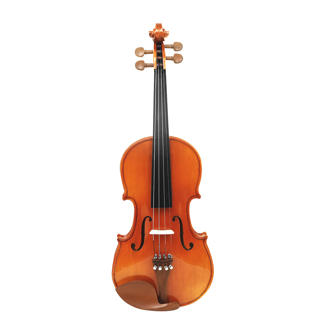 Wholesale handmade maple violin AV-609 natural tiger-patterned jujube wood violin for children and adults 4/4 popular violin pic 11