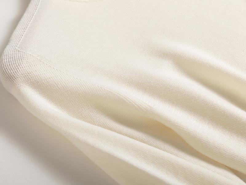 Early autumn machine-washable Yangzi yarn seamless one-piece 18-needle 100. Wool round-neck knitted sweater for women, slimming and shaping top pic 27