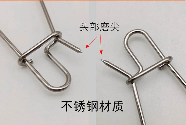 New RTI automatic retractable adjustable live fish lock fish trap, stainless steel fish lock, lost rope for fishing fat Gollia pic 7