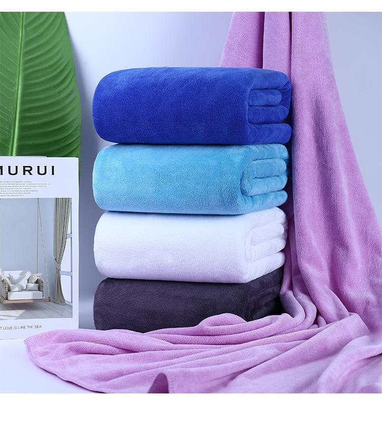 美容院浴巾盖身体家用洗澡吸水超大号推拿按摩店铺床巾专用加厚详情5