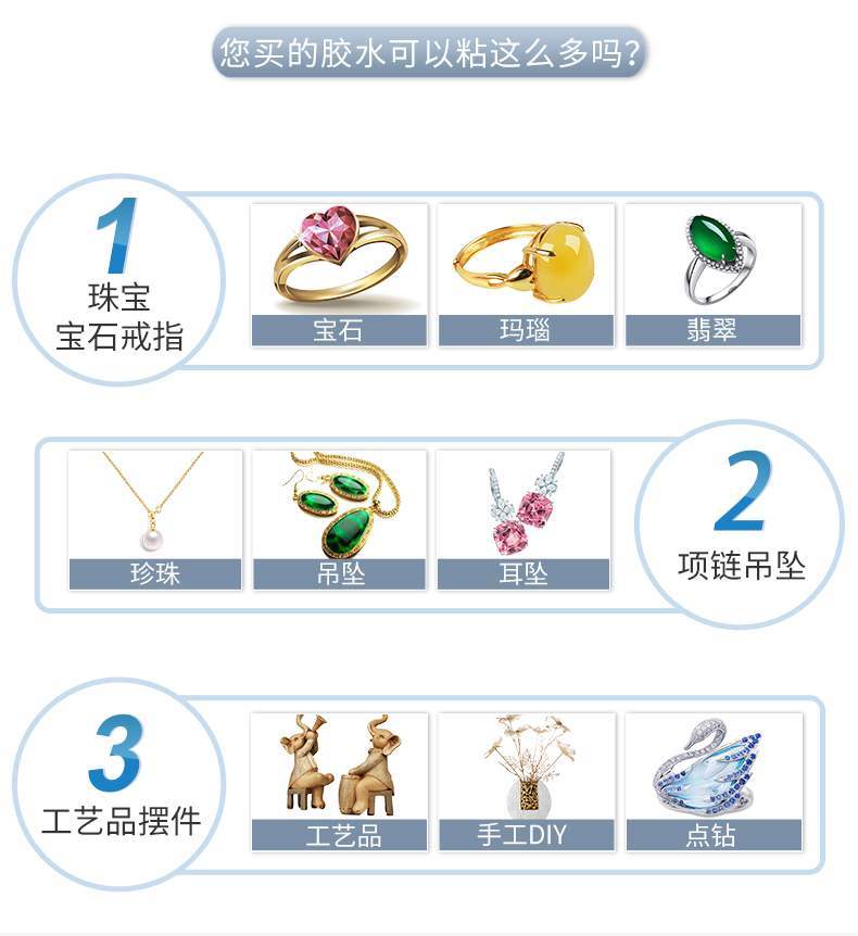 B7000珠宝专用针头胶水镶嵌粘贴点钻首饰珍珠手工diy饰品蜡琥珀玉详情6