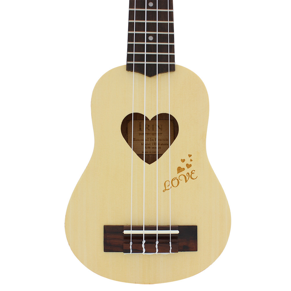 Оптовой IRIN17 ykulele heart в форме сердца укулеле, пара ukulele, дебютная четырехструнная гитара pic 11