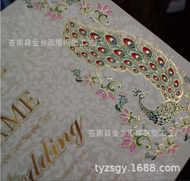 Customized wholesale of Shigodi gold-embossed greeting cards for Christmas, birthdays, messages, blessings and thank-you postcards pic 11