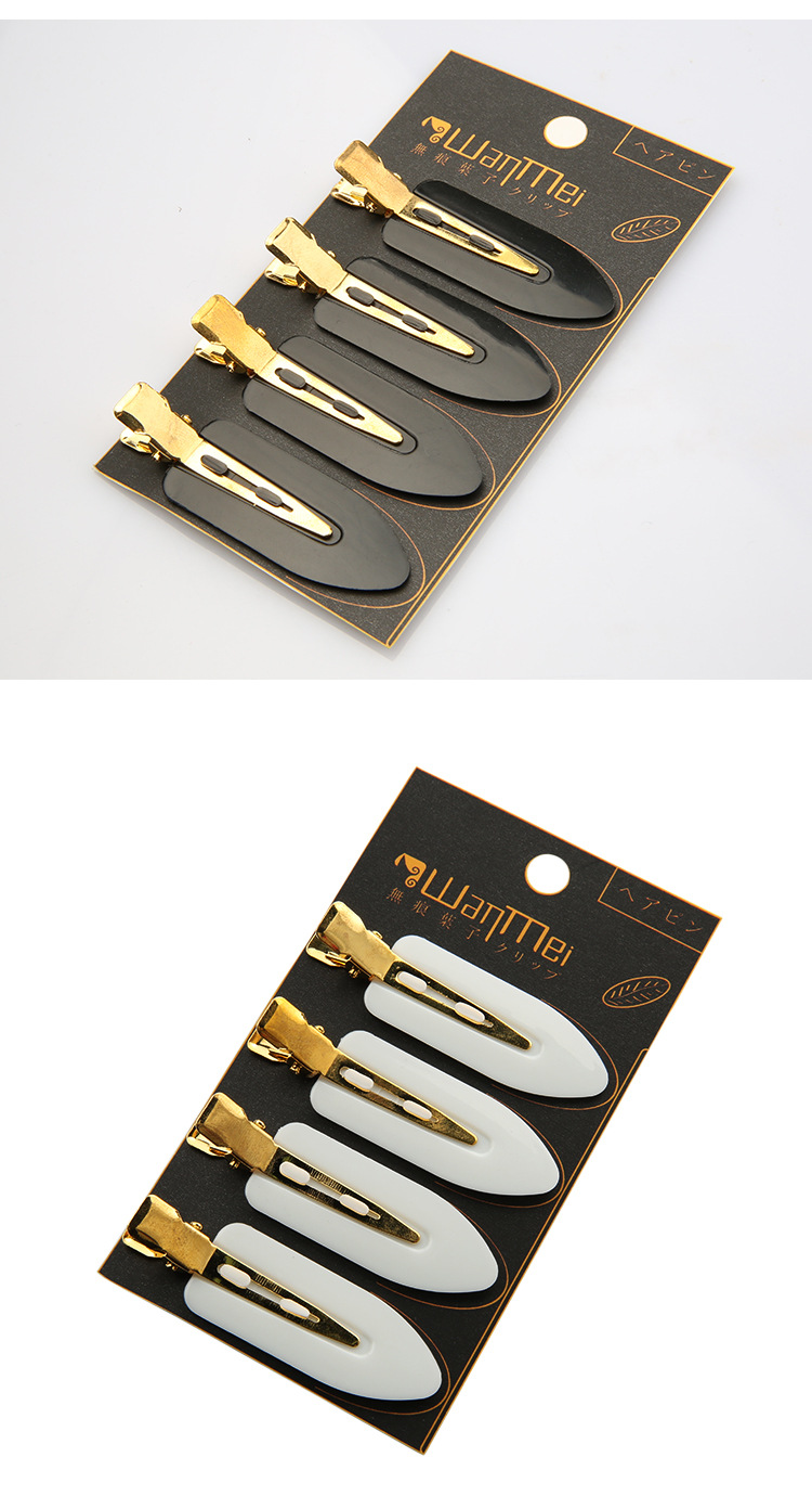 New seamless makeup leaf clips, fringe clips, gold-plated luxury series hair clips and hair care tools are directly supplied by the manufacturer pic 12