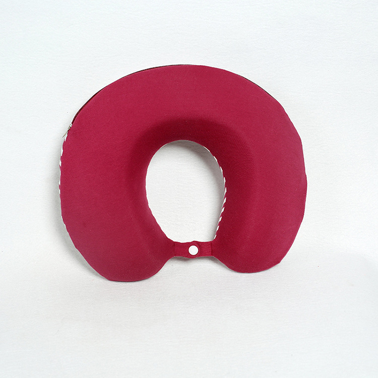 Wholesale of striped buckle U-shaped pillows, memory foam nap pillows, slow rebound sleep pillows, cervical spine protection U-shaped travel pillows pic 12