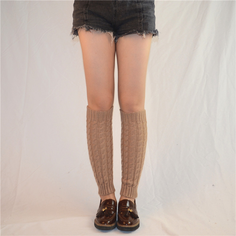 Wholesale of Korean-style knitted warm Japanese-style socks, woolen leg covers and over-the-knee socks from the manufacturer pic 15