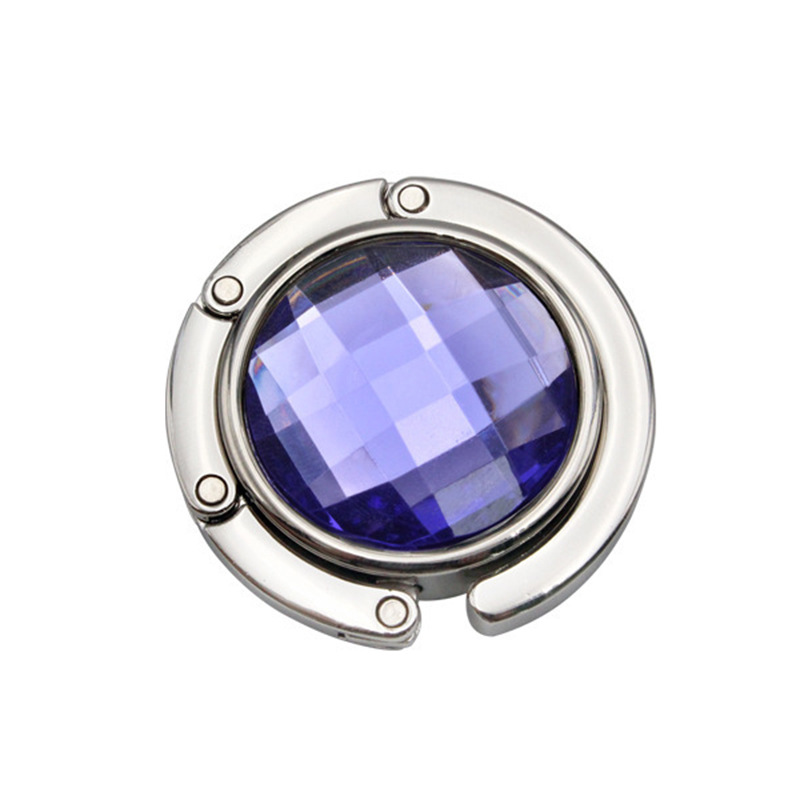 创意折叠包包挂钩便携圆形金属挂包器无痕办公室折叠桌面挂钩批发详情18