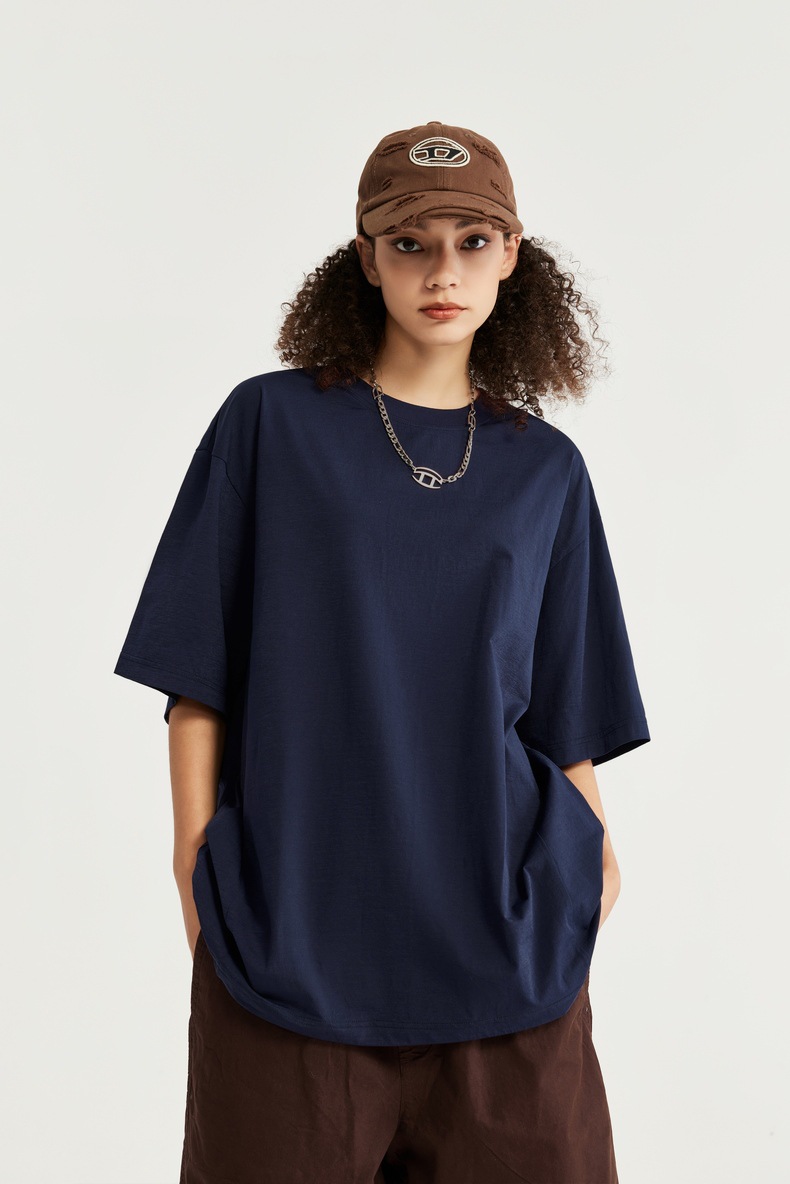 INF男装|150g立体剪裁T恤2024春夏新品宽松潮牌圆领短袖上衣详情34