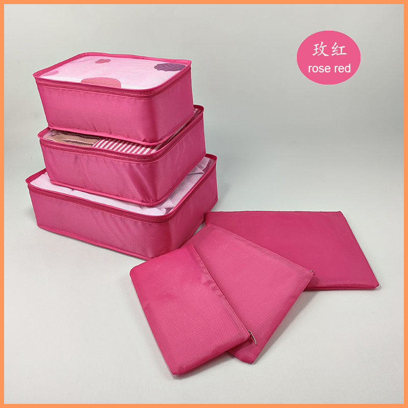 Cross-border bestseller, neutral, logo-free storage bag, travel set, underwear organization, six, seven or eight-piece clothing storage bag pic 6