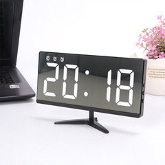 Factory direct sales LED electronic alarm clock, simple style clock battery, plug-in dual-purpose clock, Yida Time 0711-12 pic 19