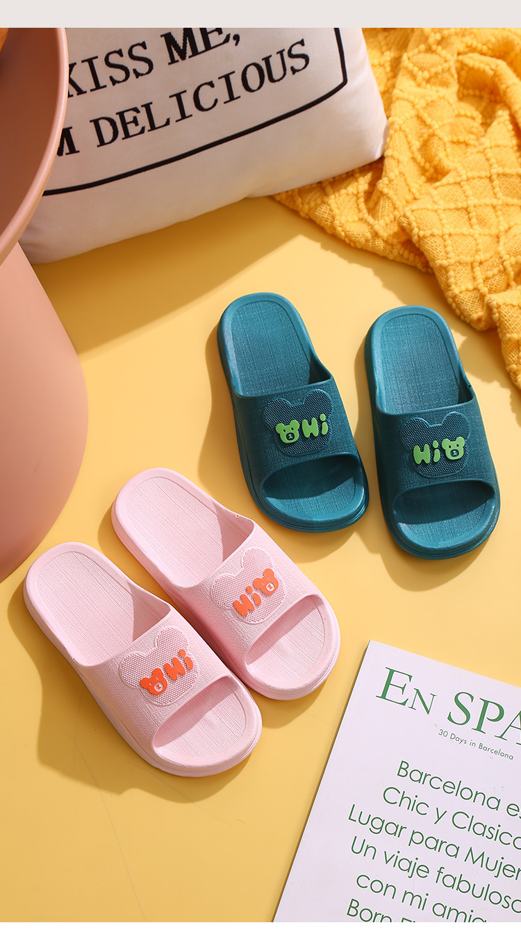 可爱小熊凉拖鞋男夏天浴室外穿情侣防滑托鞋酒店洗澡女居家用拖鞋详情28