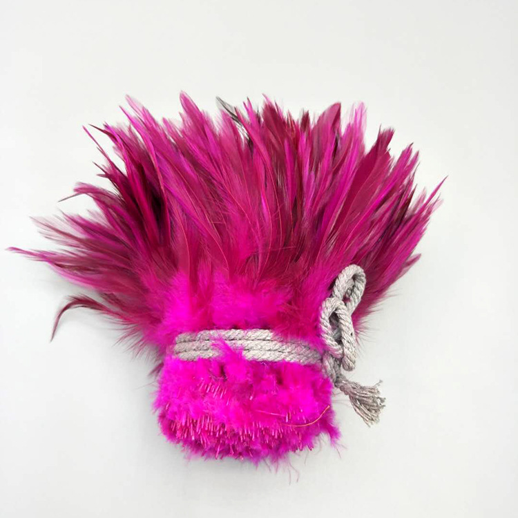 Hunan origin: 5-6-inch colorful chicken feathers, cat toys, dream catchers, hat flower accessories, DIY feathers pic 20