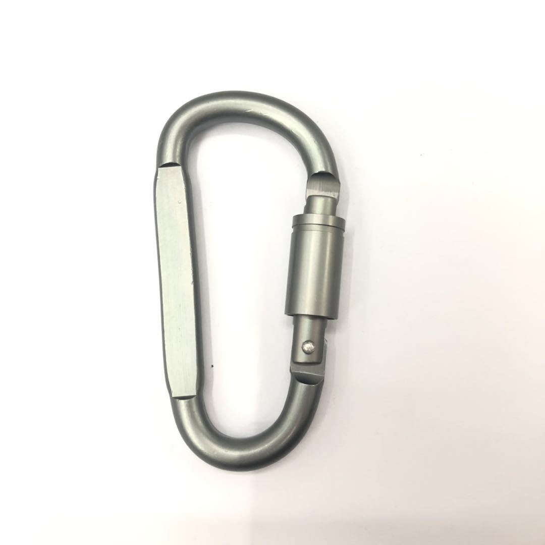 High-quality aluminum alloy mountaineering buckle D-shaped quick hanging, thickened hanging buckle D-shaped mountaineering buckle multi-functional quick hanging pic 17