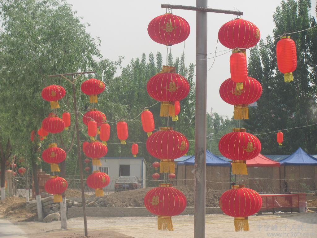 Factory direct sales of single-character Chinese Dream flocked lanterns, Spring Festival celebration lanterns, palace lanterns, order advertising printed lanterns pic 41