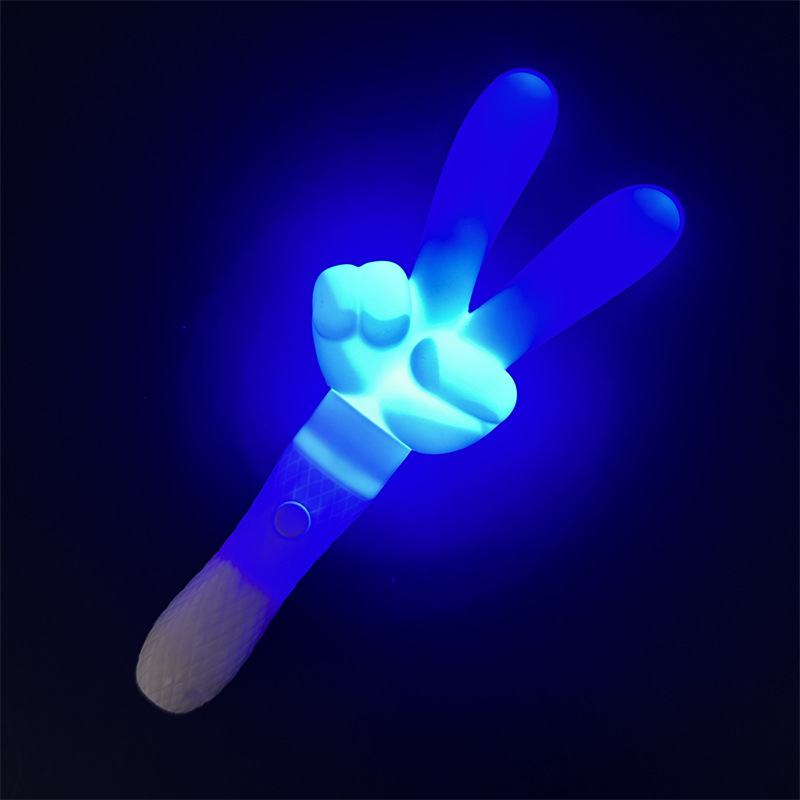 新款手指荧光棒LED发光棒演唱会公司晚会同学聚会应援棒助威道具详情2