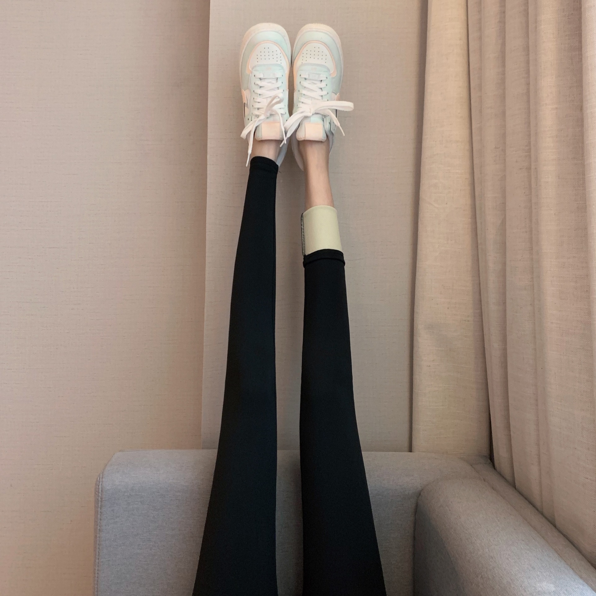 Three-point shark pants leggings for women, five-point summer thin tight-fitting outerwear, and nine-point letter-shaped belt-cinching and hip-lifting Barbie pants pic 55