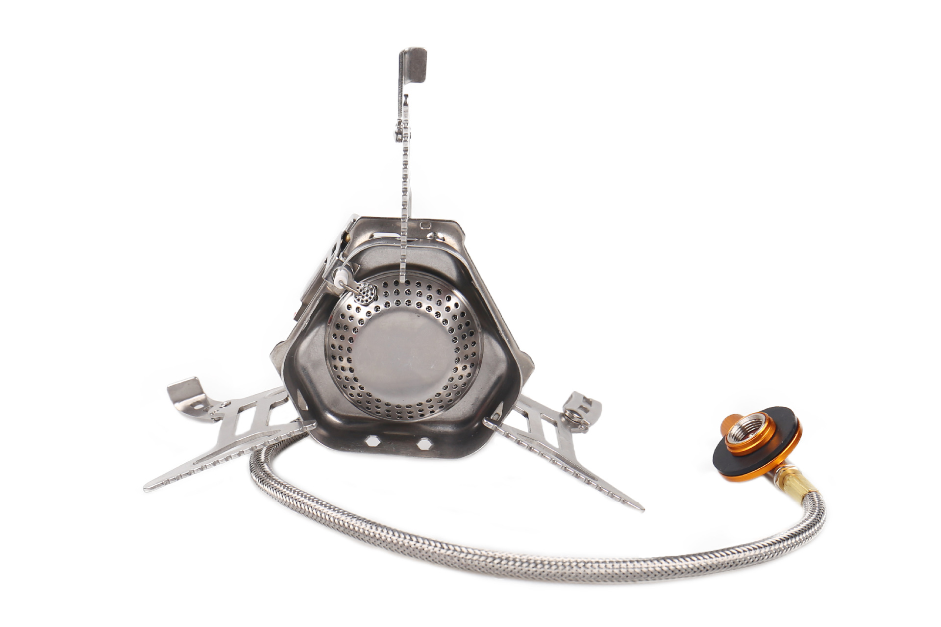 New type of outdoor barbecue stove, portable camping stove head for mountain climbing and camping, liquefied gas stove head manufacturer wholesale pic 3