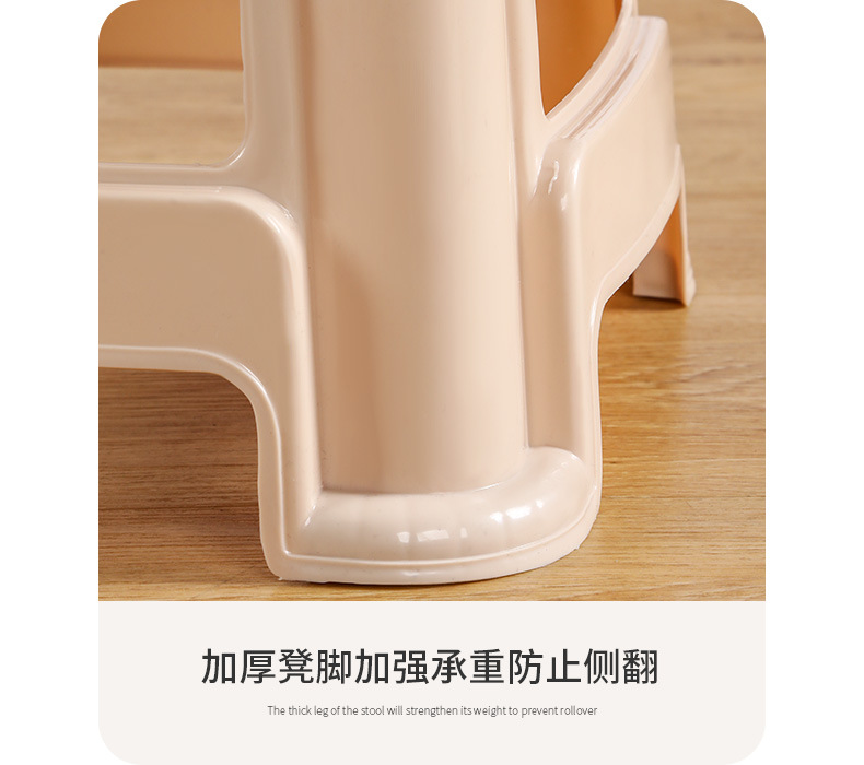 Factory wholesale plastic stools, thickened anti-drop chairs, simple style outdoor conference square stools, stackable pic 14
