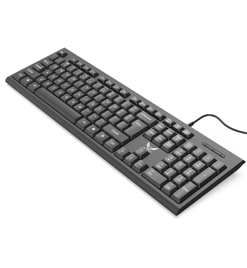Factory stock 618 wired keyboard, splash-proof chocolate keycaps, lightweight membrane keyboard, usb office keyboard pic 17