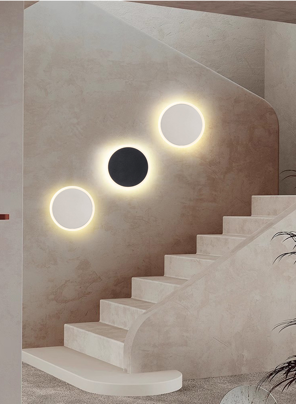 Nordic minimalist led wall lamp ajuste toque moderno dormitorio lámpara de cabecera pasillo salón fondo lámpara cálida decoración pic 2