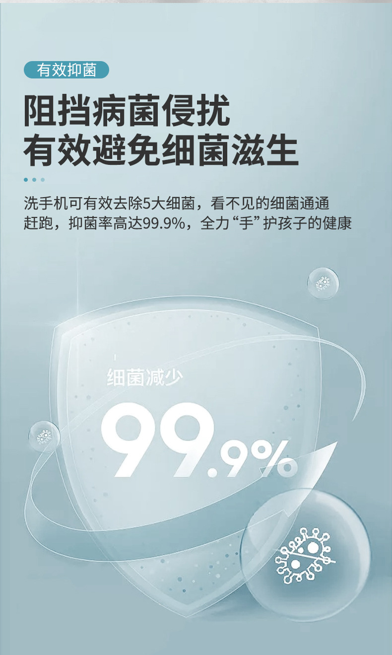 跨境外贸免接触自动感应泡沫皂液机红外感应智能洗手消毒机洗手机详情8