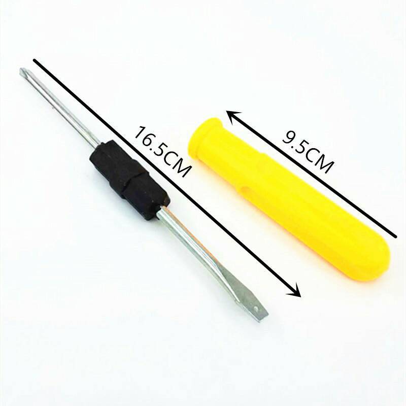 4-inch yellow-handled dual-purpose screwdriver, cross-head multi-purpose screwdriver, screwdriver, screwdriver, screwdriver, hardware tools pic 2