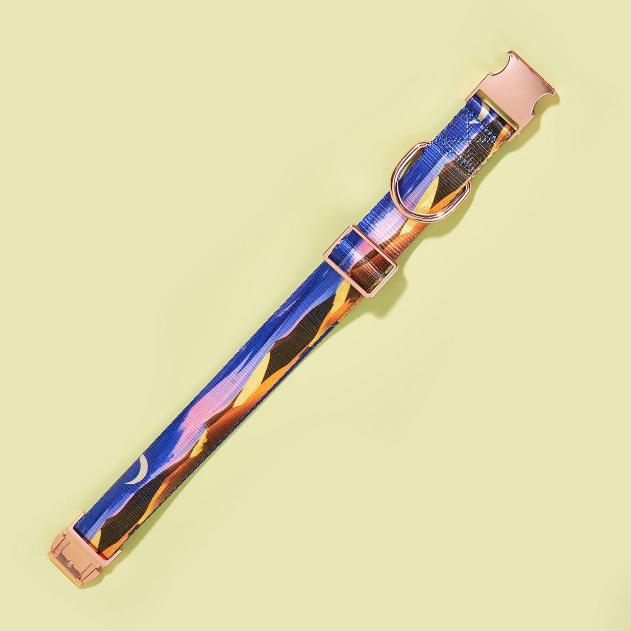 MIDI Cross-border New pet medium and large-sized dog imitation nylon printing factory wholesale adjustable and etchable alloy buckle dog collar pet supplies Pet collar buckle metal pic 11