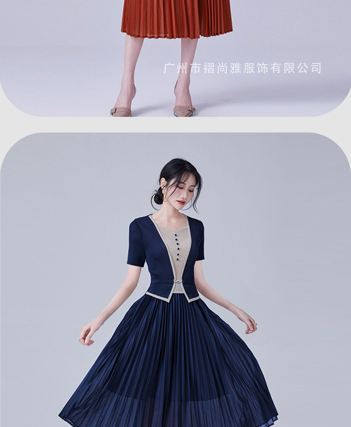 Factory direct supply 2024 Summer new style long-sleeved long lace dress for elegant ladies and middle-aged mothers pic 9