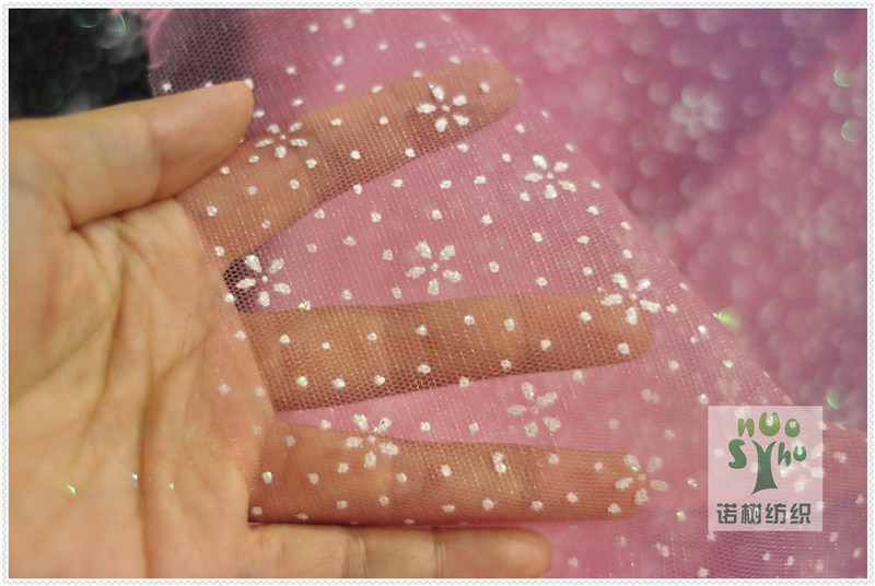 Offset printed mesh fabric toys, puffy skirts, performance fashion, wedding gowns, stage costumes, encrypted mesh fabric, gauze fabric pic 5