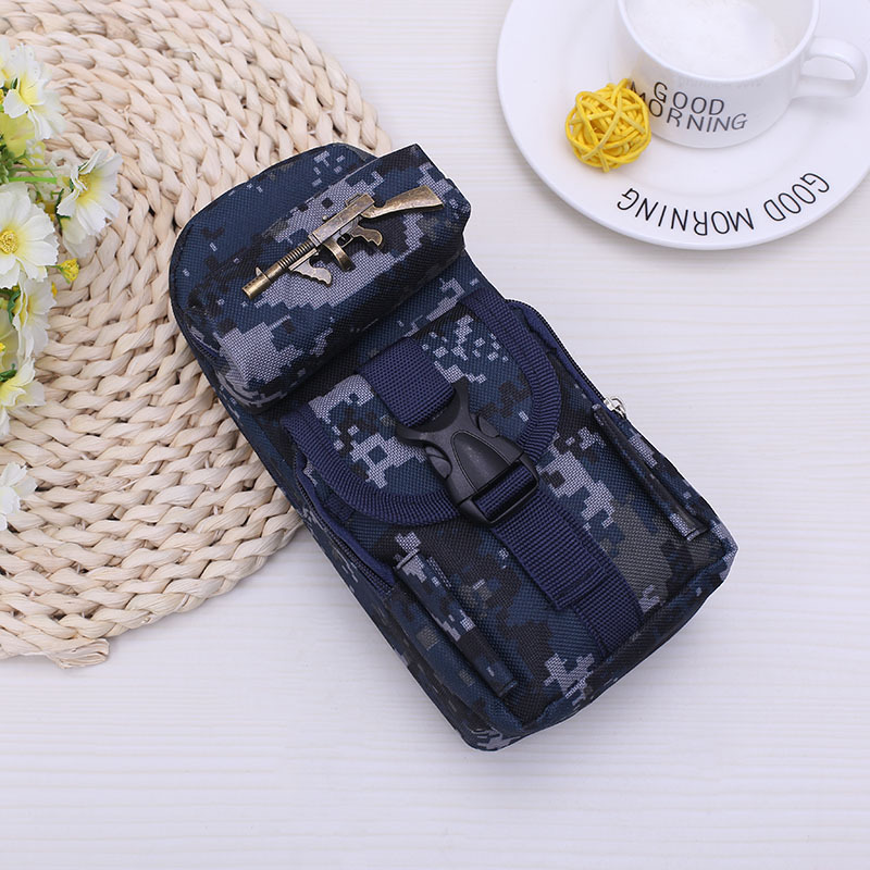 抖音同款迷彩拉链笔袋 男女中小学吃鸡铅笔盒儿童多层铅笔袋批发详情6